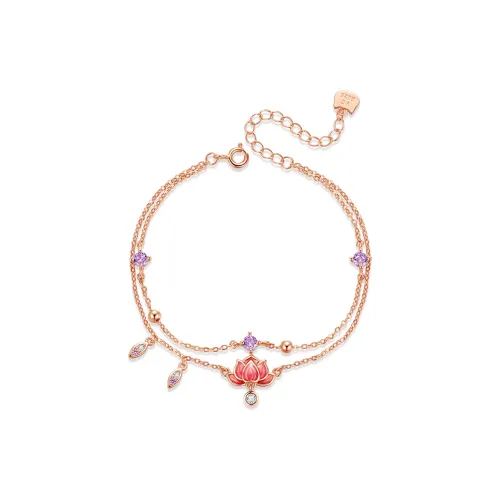 Fu Ru Ji 925 Sterling Silver Anklets Women's