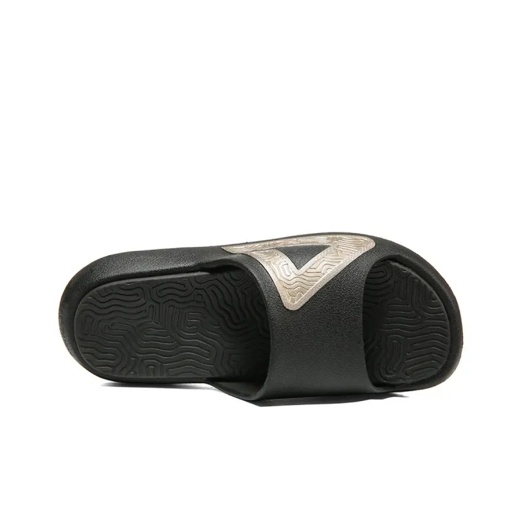 PEAK Slide Slippers Unisex Black Gold-2