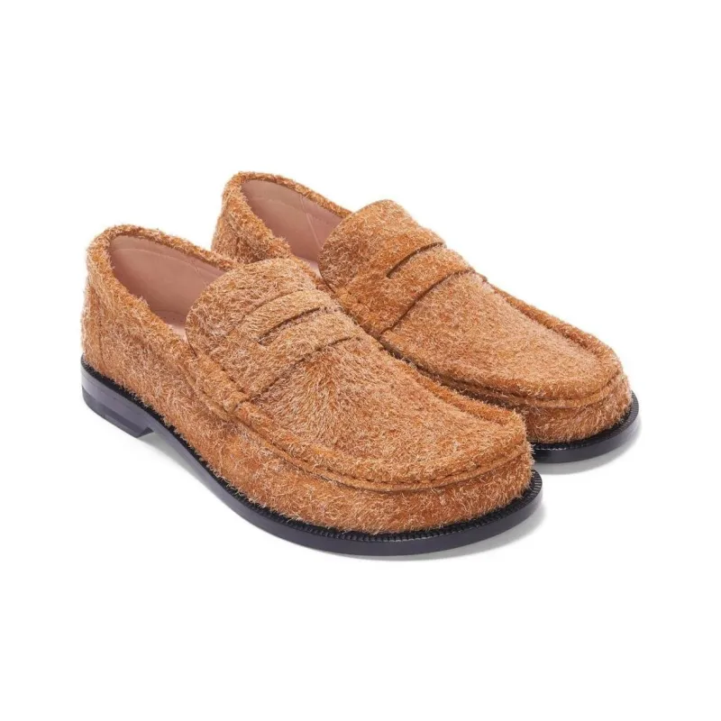 LOEWE Campo Loafers Women's Tan-3