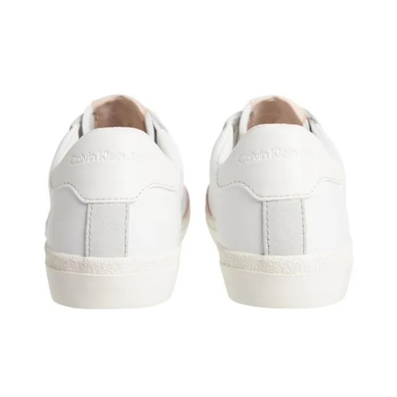 CKJ CALVIN KLEIN JEANS Low Top Skateboard Shoes Women's Pink-3