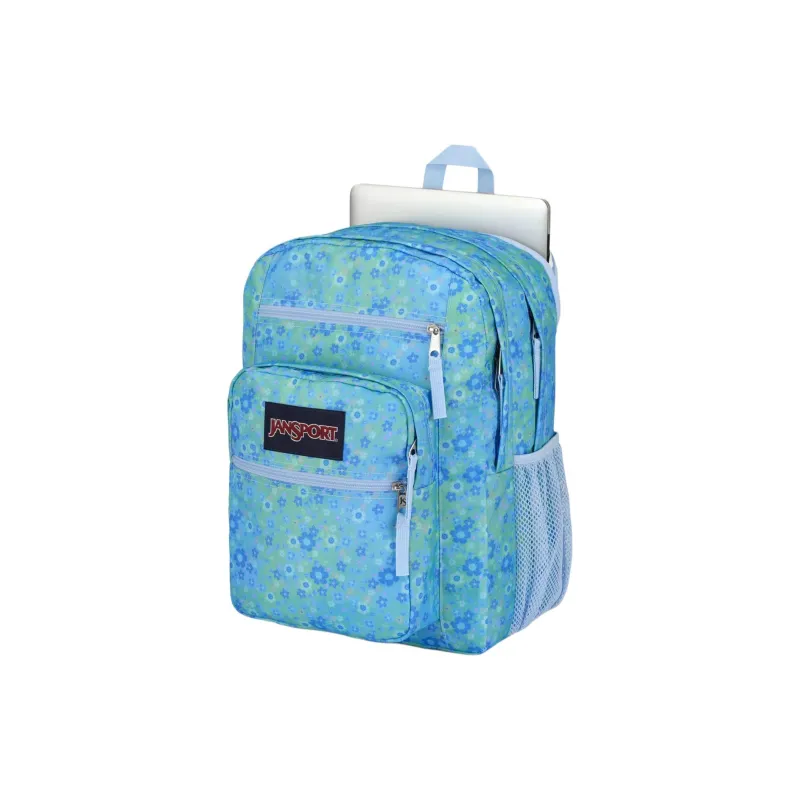 JanSport Polyester Backpack Large Size Unisex Light Blue-4