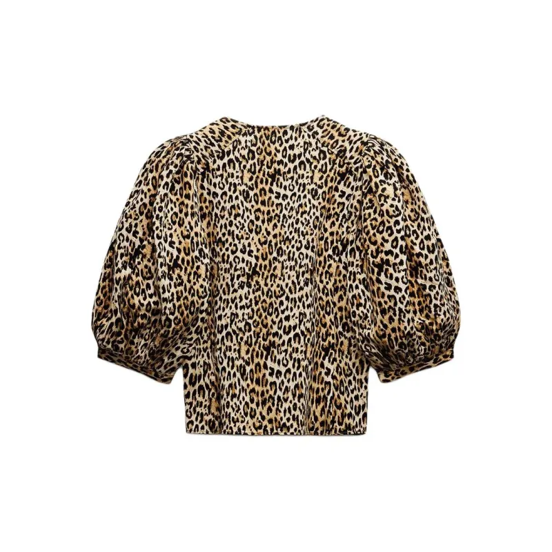 ZARA ZW Series Shirt Women's Leopard Print-1