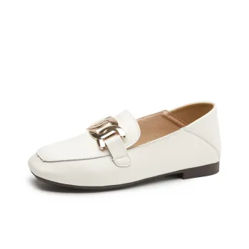 FOXER Slip-on Comfortable Lightweight Women's Casual Shoes Women's Ecru