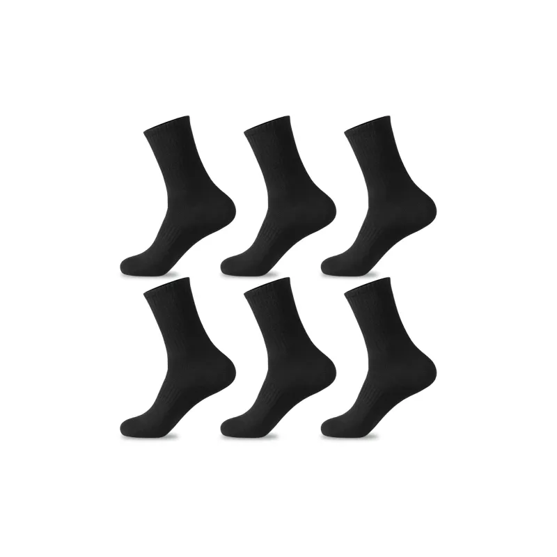 H YXIANG Mid Calf Socks Men's 6 Pack-3
