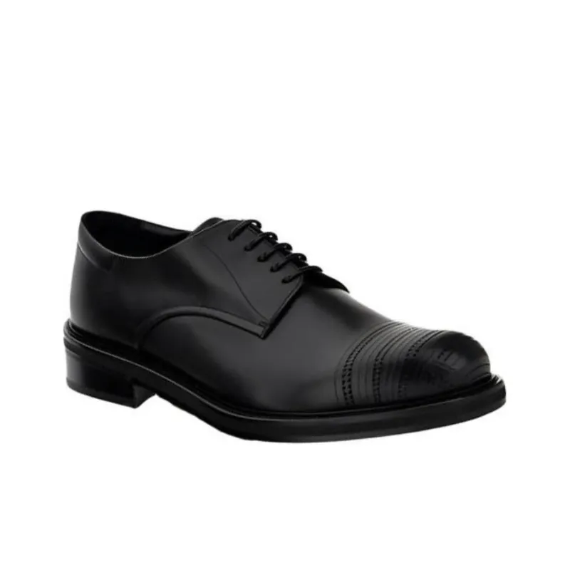 Canali Dress Shoes Men Low-Top Black-1