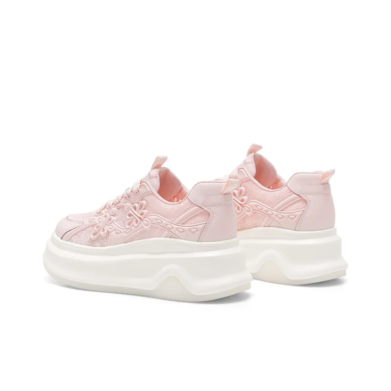 C°BANNER Low Top Canvas Shoes Women's Pink-3