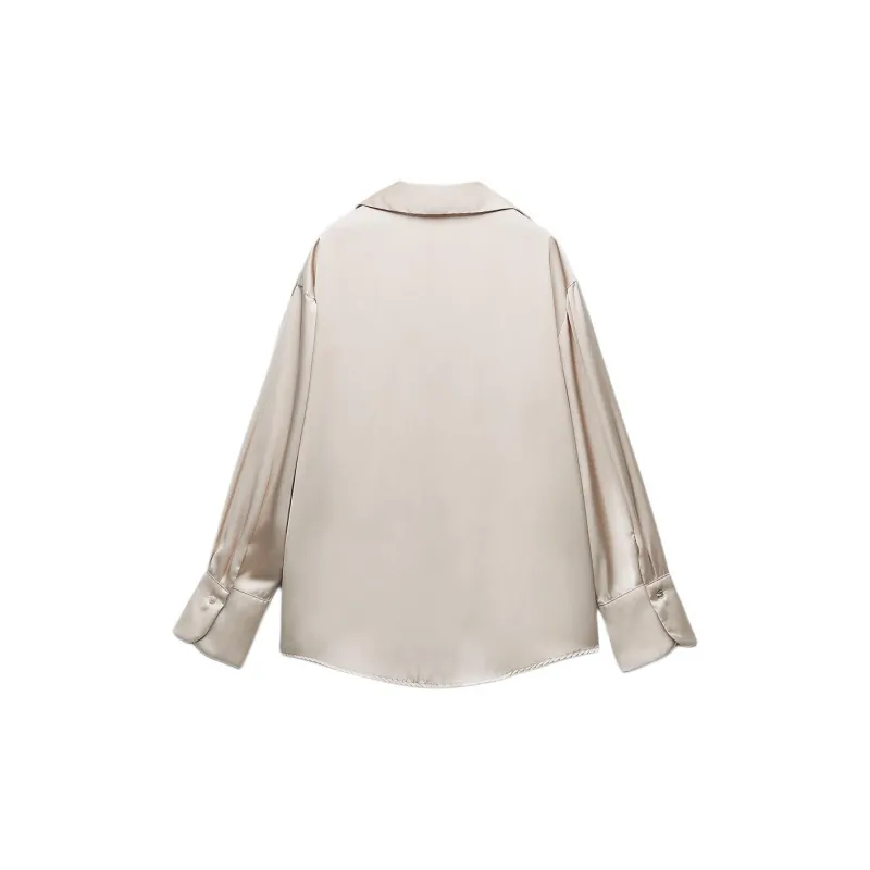 ZARA Shirts Women's Champagne-1