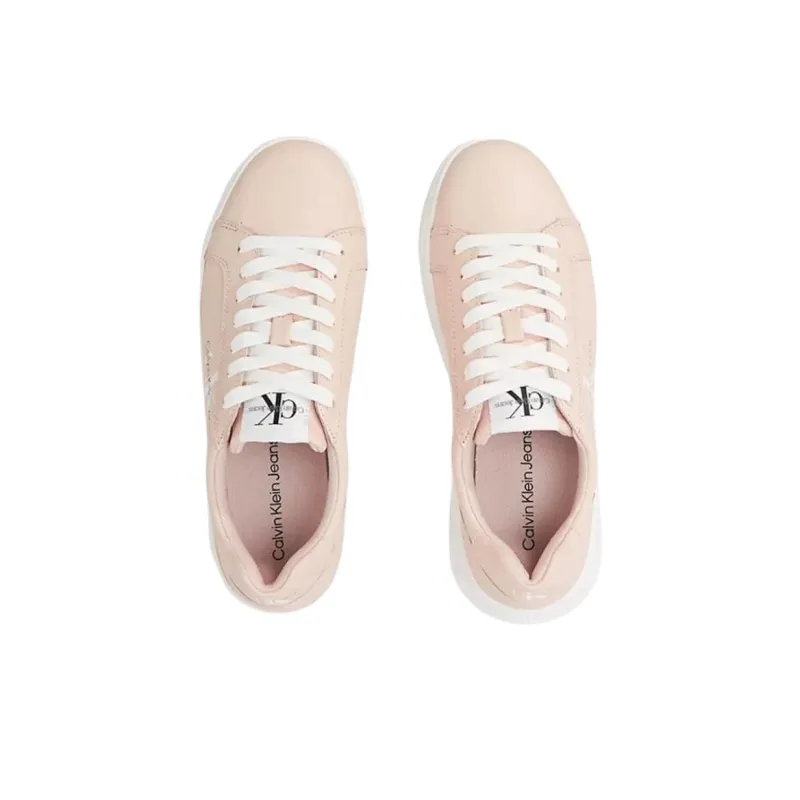 CALVIN KLEIN Low Top Skateboard Shoes Women's Pink-3