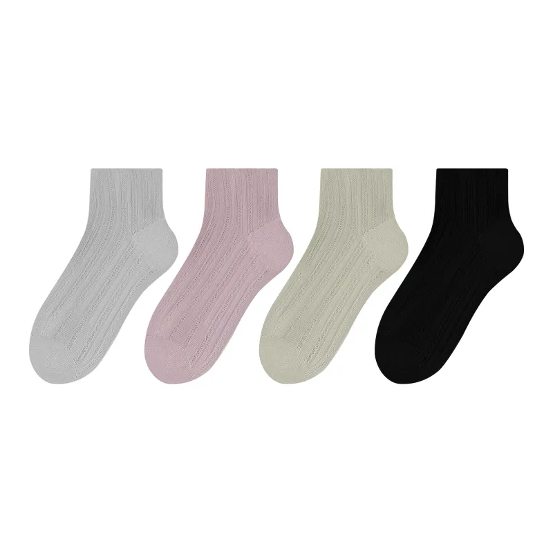 XXLLG Short Socks Women's 4 Pack-9
