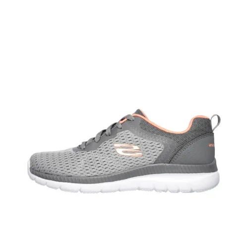 Skechers Running Shoes Women's Low-Top Grey Coral Color