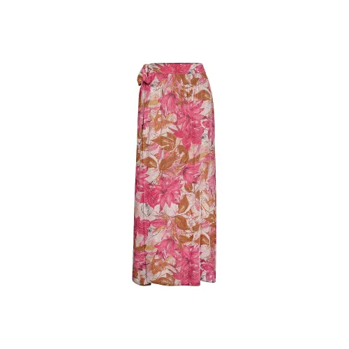 Victoria's Secret Casual Long Skirts Women's Floral Pink/Floral Pattern Pink