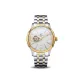 Gold Case White Dial Two-Tone Gold Steel Band