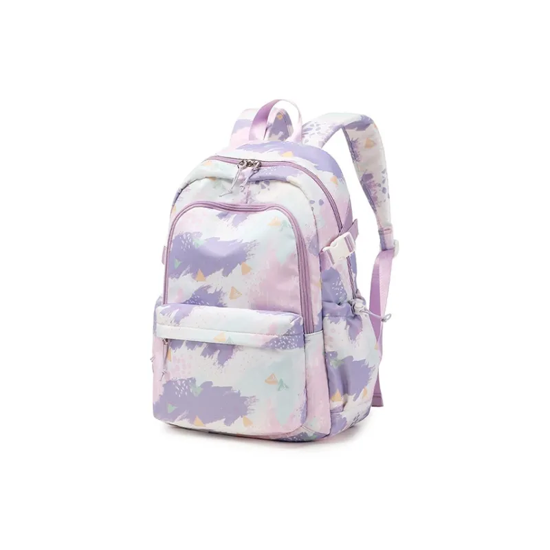 TTaG．baG Polyester Backpack Women's Blue/Pink-6