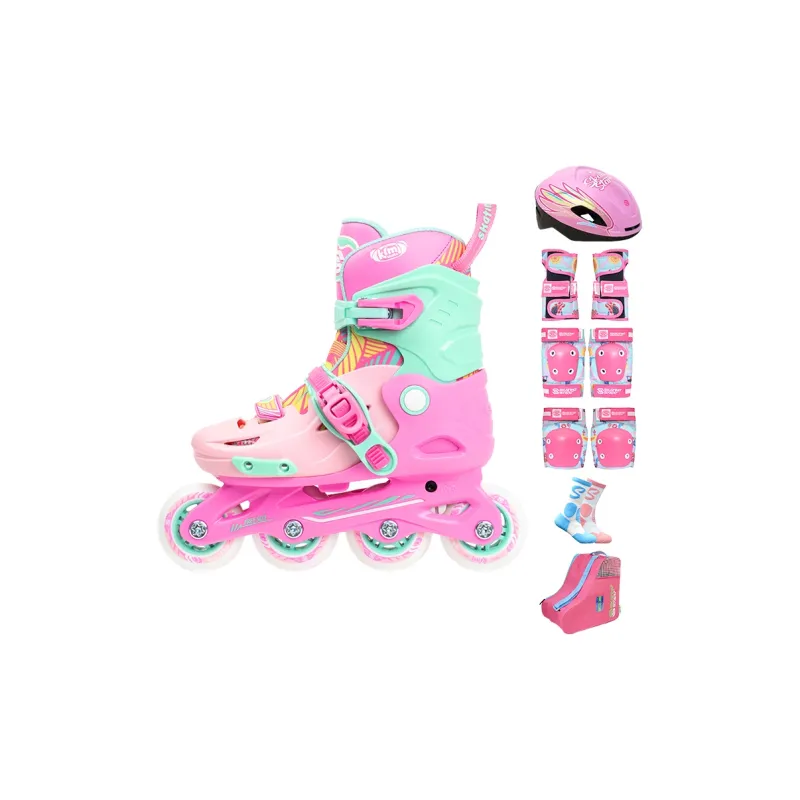 SKATING START Inline Skates Roller Skates Training Recommendation Kids' Four Sizes Adjustable-57
