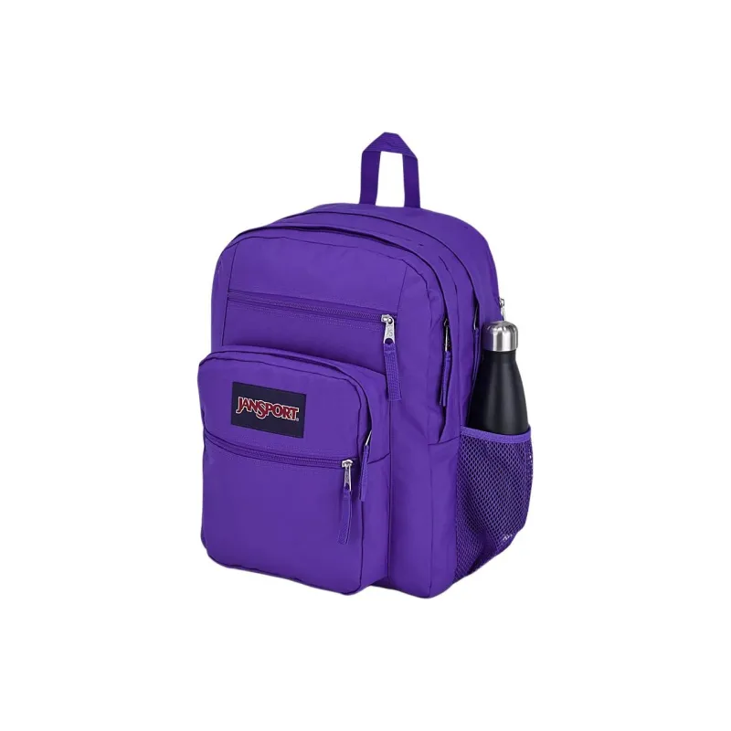 JanSport Polyester Backpack Large Size Unisex Dark Purple-3