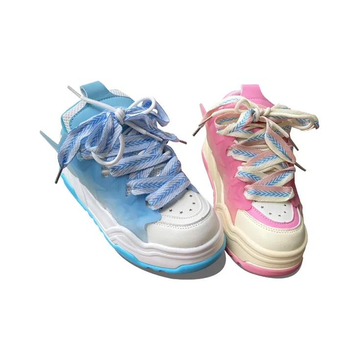 XLAIII Shock Absorbers With Slip Resistant Features Low Top Chunky Sneakers Unisex Mismatched-3