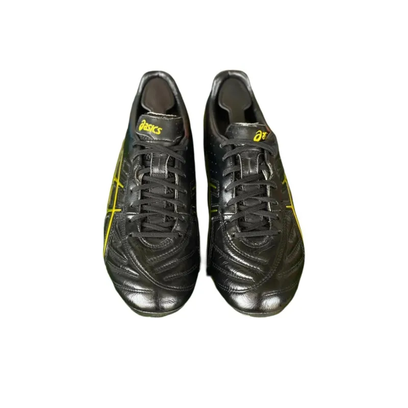 Asics Lethal Tigreor 3 Anti-Slip And Wear-Resistant Coverage Soccer Shoes Men's Black-3