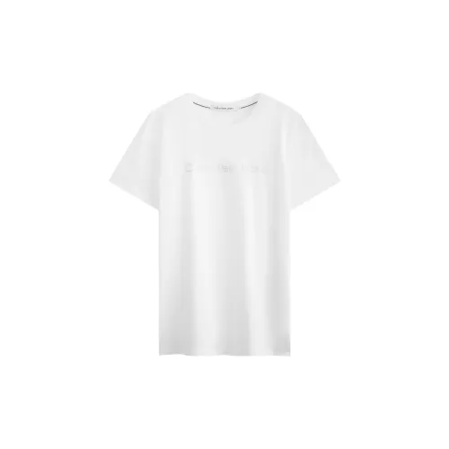 Calvin Klein T-Shirts Women's Moon White