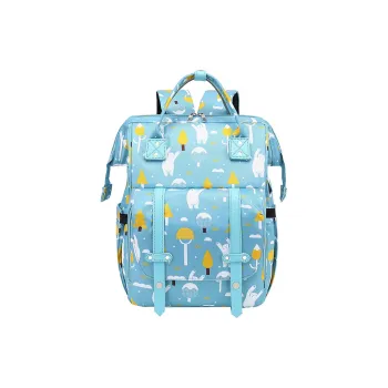 TTaG．baG Polyester Backpack Women's Sky Blue