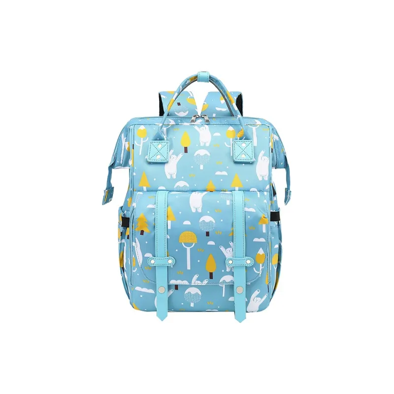 TTaG．baG Polyester Backpack Women's Sky Blue-0