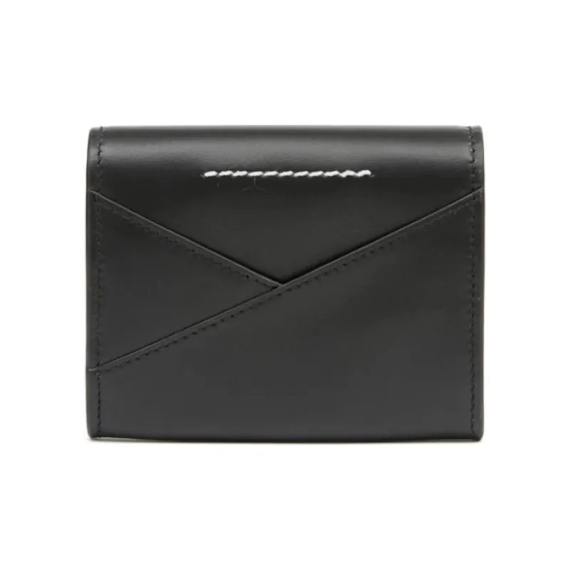 MM6 Maison Margiela Japanese 6 Logo Embossed Wallet-1