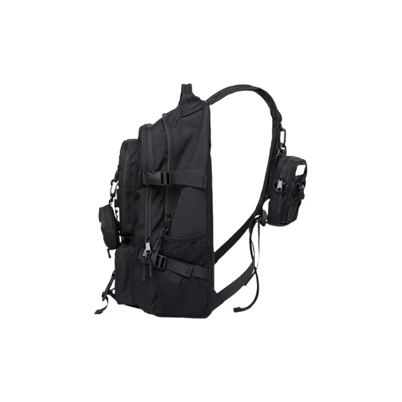 PULUWIRR Oxford Backpack Unisex Black/Khaki-1