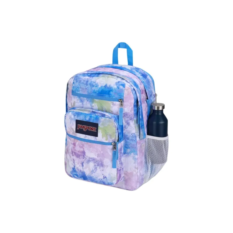 JanSport Polyester Backpack Large Size Unisex Blue Purple-2