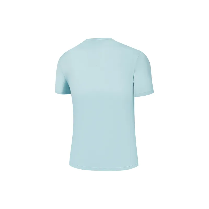 QIAODAN T Shirt Unisex Serene Water Blue-1