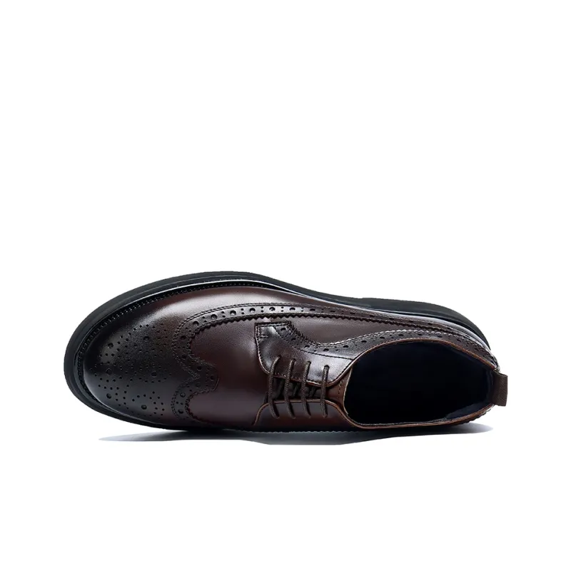 ASTON M.JAZZ Dress Shoes Men Low Top Black/Brown/Yellow-15