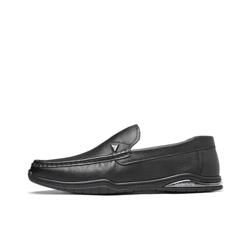 Spider King Loafers Men Black/White