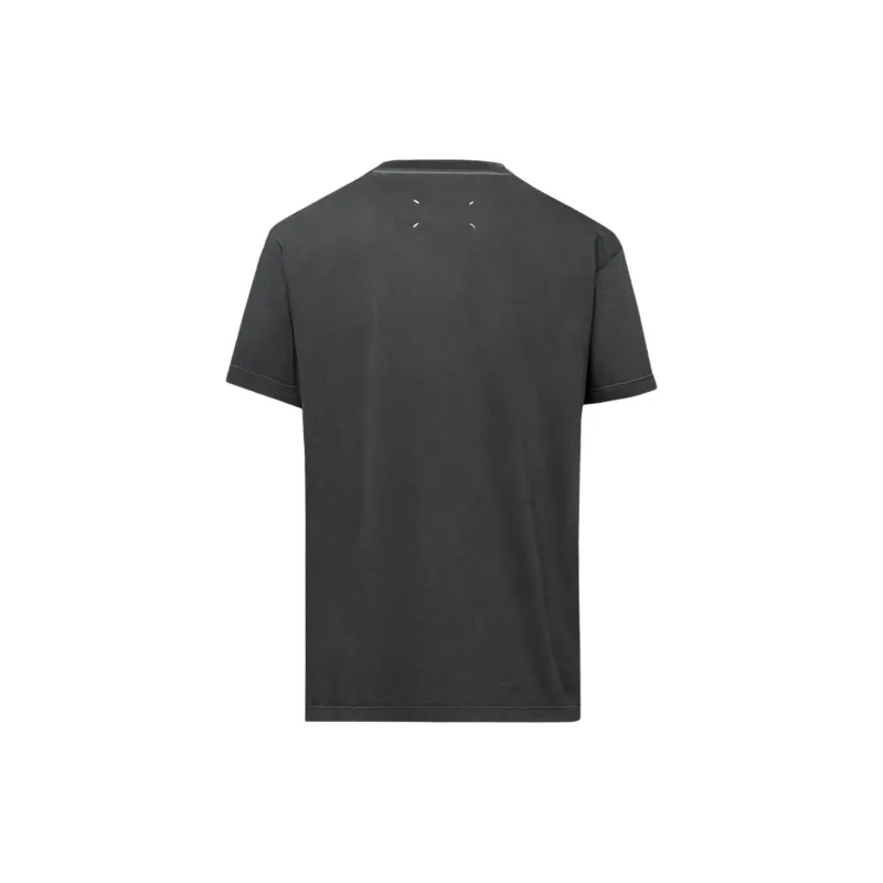 Maison Margiela Logo Printed Crewneck T Shirt-1