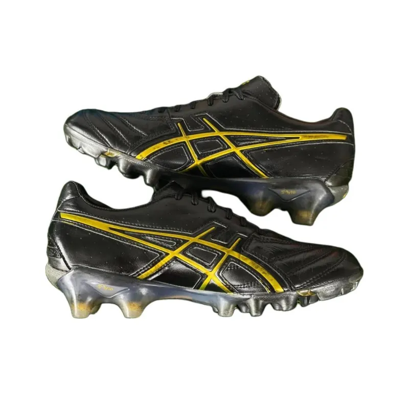 Asics Lethal Tigreor 3 Anti-Slip And Wear-Resistant Coverage Soccer Shoes Men's Black-2