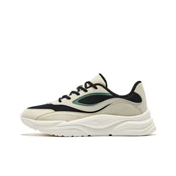Erke Màn Heart*2 Abrasion Resistant Slip Resistant Low Top Casual Shoes Men's Pumice Gray Jet Black