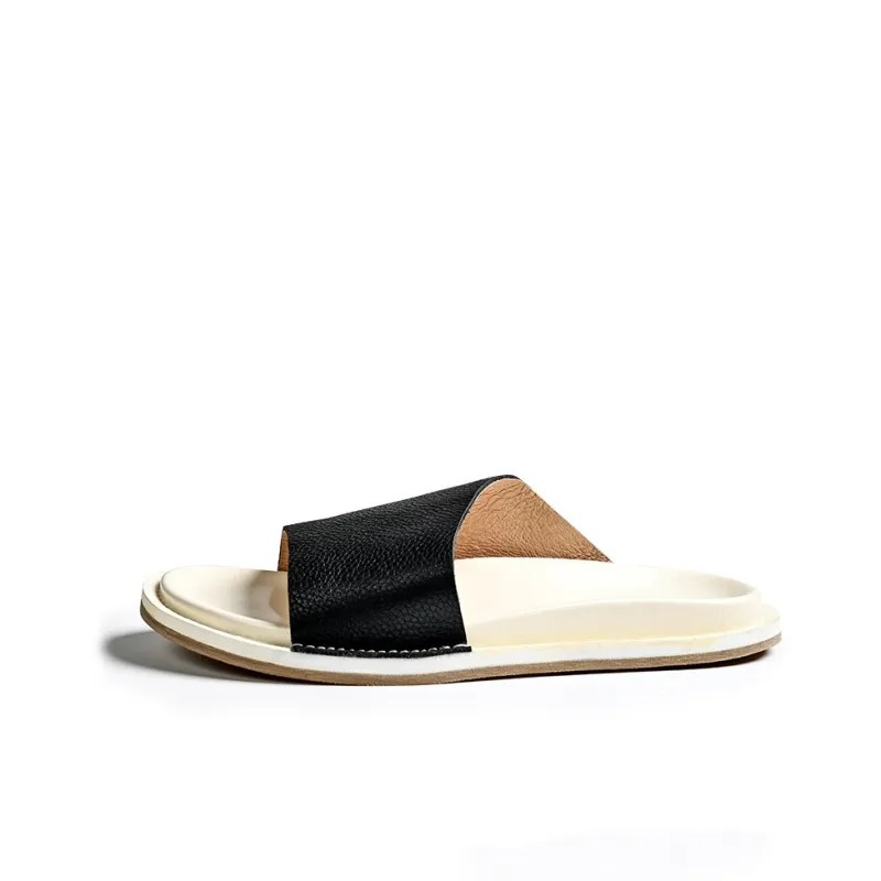 Brounvanm Rubber Sole Slip-Resistant Slide Slippers Men's-4