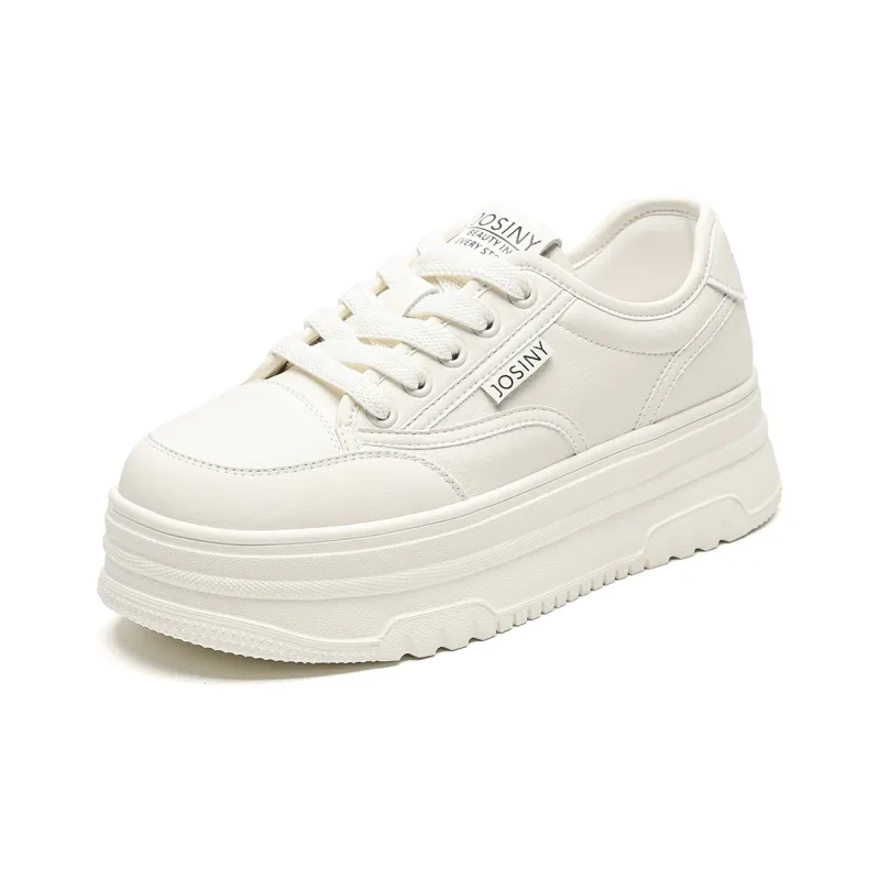 JOSINY Height Increasing Slip-Resistant Low-Top Skateboard Shoes Women's-1