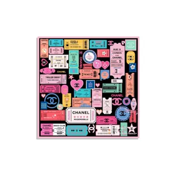 CHANEL Silk Scarves Women's Multicolor