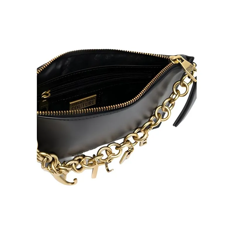 VERSACE JEANS COUTURE Artificial Leather Clutches Handbags Regular Women's Black-2