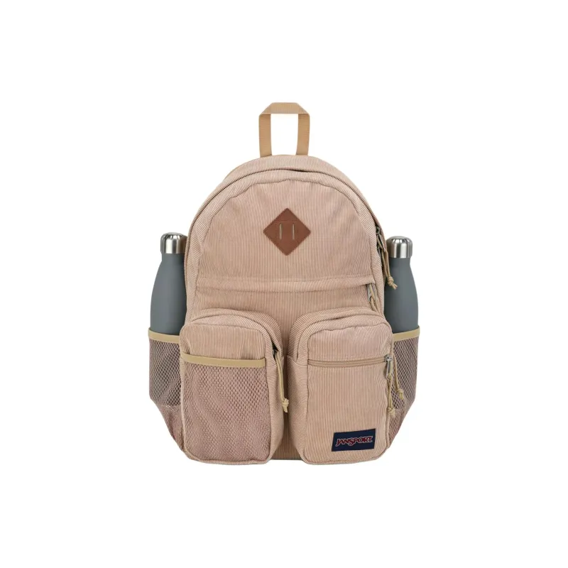 JanSport Polyester Backpack Unisex Lime Gray Corduroy-6