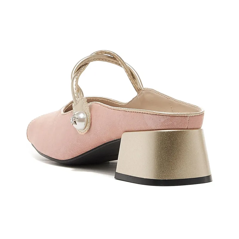 JOSINY Stitching Slip Resistant Wrap toe Slippers Women's-3