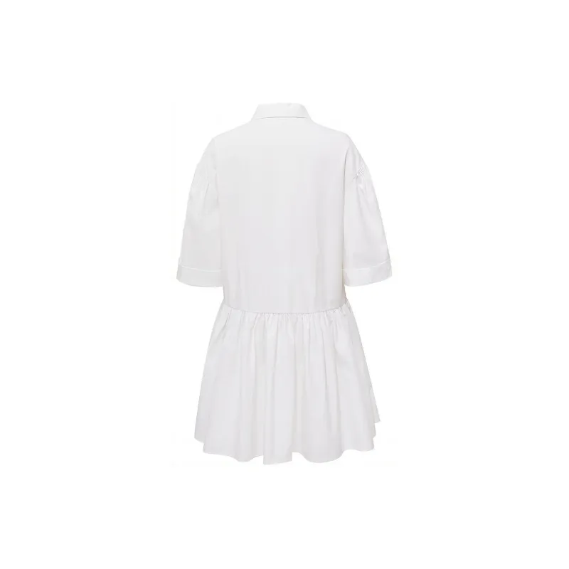 D'zzit Short-Sleeved Dresses Women's White-1