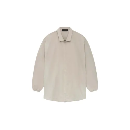 Fear Of God Essentials Core Collection Cotton Twill Overshirt 