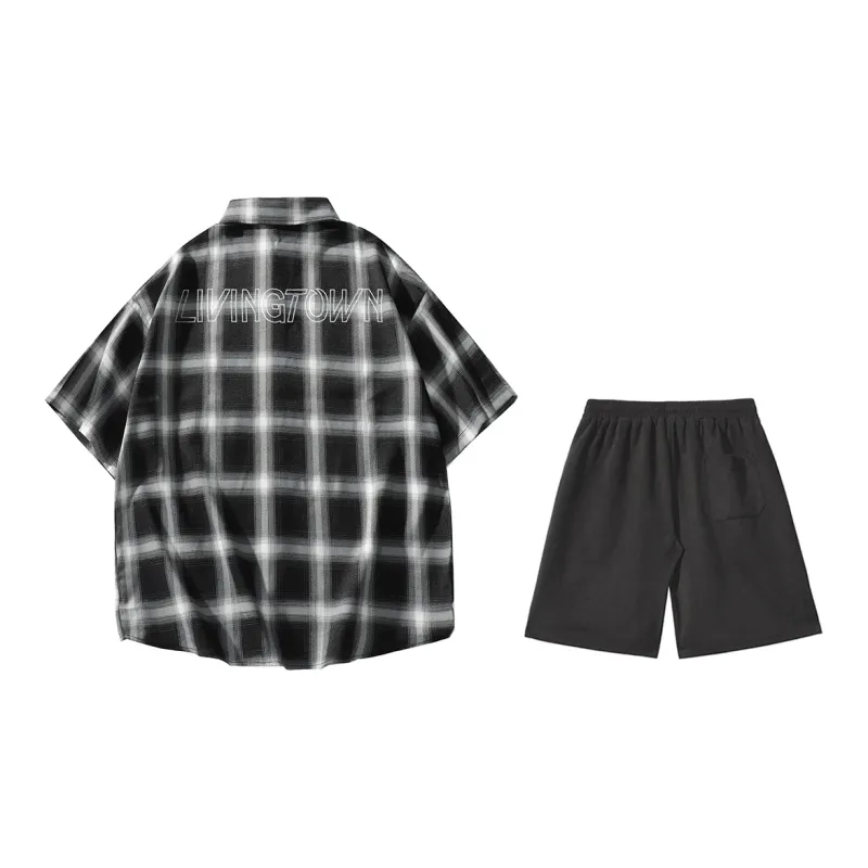 LIVINGTOWN Shirt Matching Set Unisex-6
