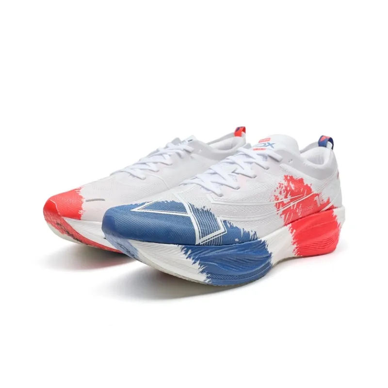 XTEP 160X 5.0 PRO Running Shoes Women's Low Top New White/Sky Blue/Laser Red-3