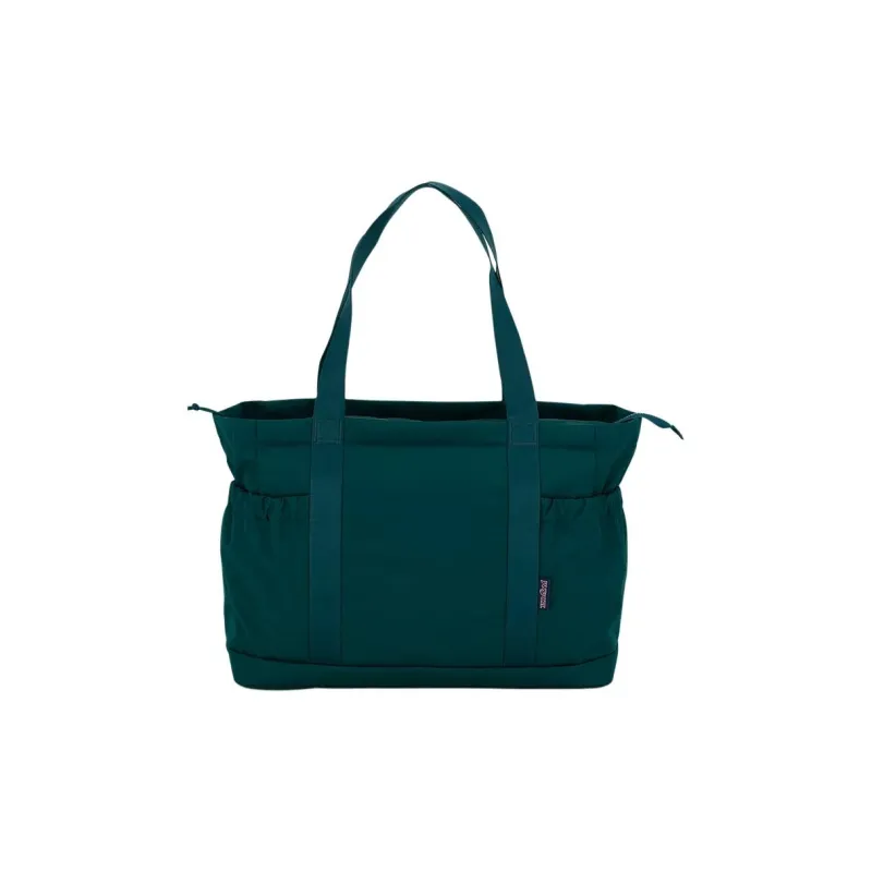 JanSport Recycled Polyester Tote Bag Shopping Bag Handbag Large Size Women's Deep Pine-1