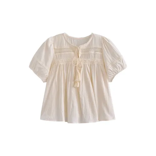 PLAY BUSH Shirts Women's Apricot