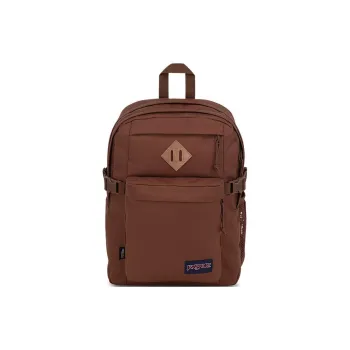 JanSport Suede Laptop Backpack Unisex Brown