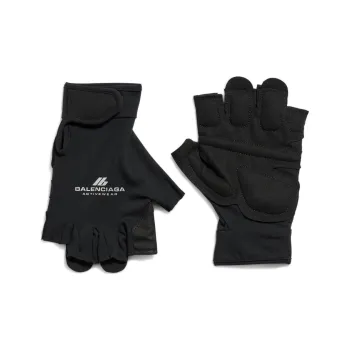 Balenciaga Polyamide Gloves Unisex Black