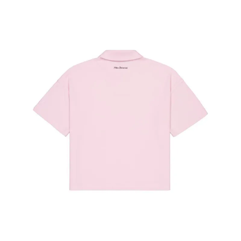 New Balance Polo Shirt Women's Pink-1