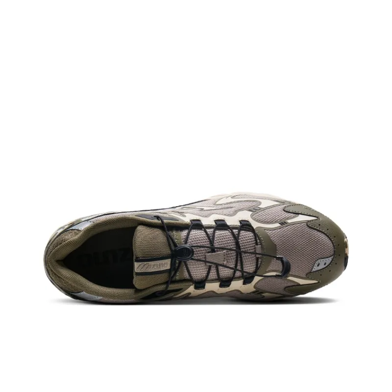 Mizuno Wave Solar V2 Anti Slip And Wear Resistant Coverage Support Low Top Casual Running Shoes Unisex Olive Green-2