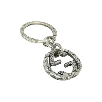 GUCCI Silver Keychains Unisex Silver